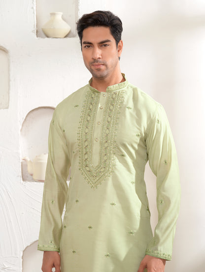 Pistachio Green Kurta set